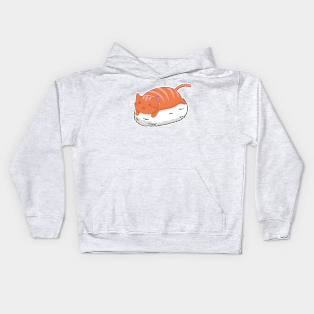 Sushi Cat Kids Hoodie by Ldgo14